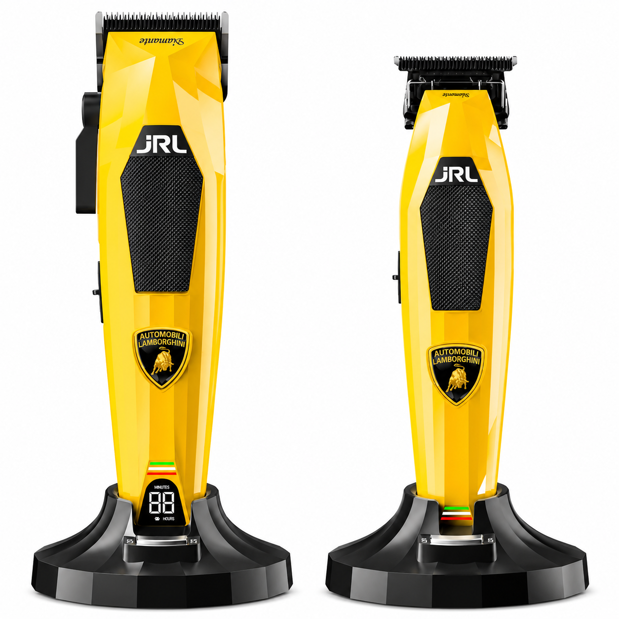 JRL x Lamborghini Diamante Yellow Combo Set Clipper & Trimmer with LED DI2025Y