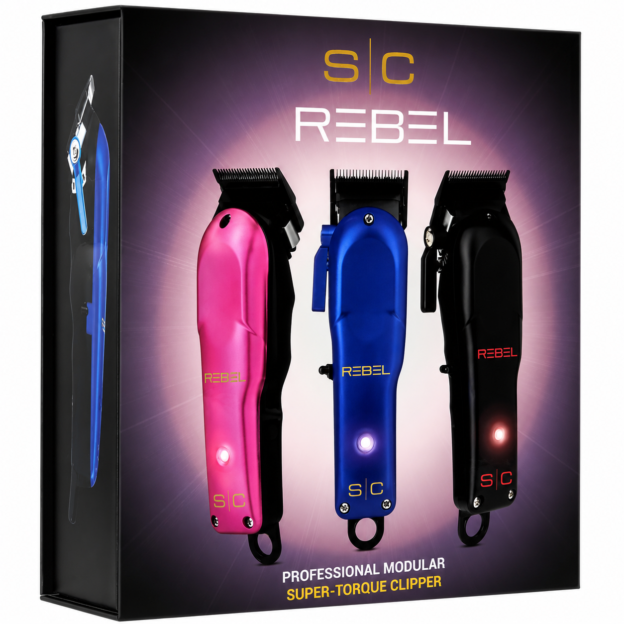 Professional Grooming Bundle Shaver,Trimmer & Clipper StyleCraft Rebel Trio Set SC809M + SC409M + SC601