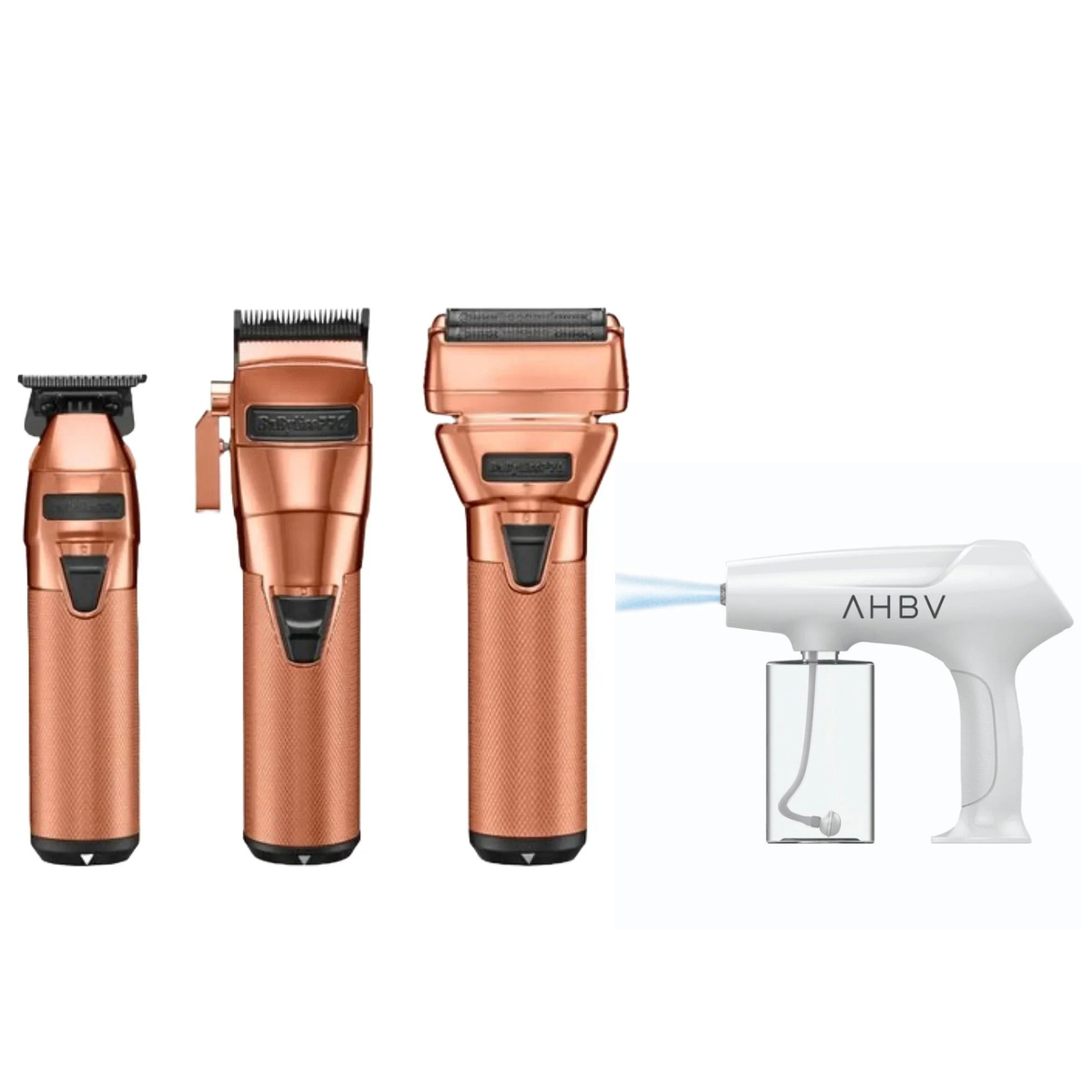 BaBylissPRO FXONE Clipper, Trimmer & Shaver Bundle with Common Wealth Nano Mist Sprayer – Professional Grooming Kit