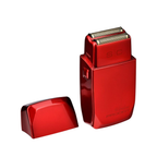 STYLECRAFT Wireless Prodigy Double Foil Shaver Shiny Metallic Red SCWPFSR 