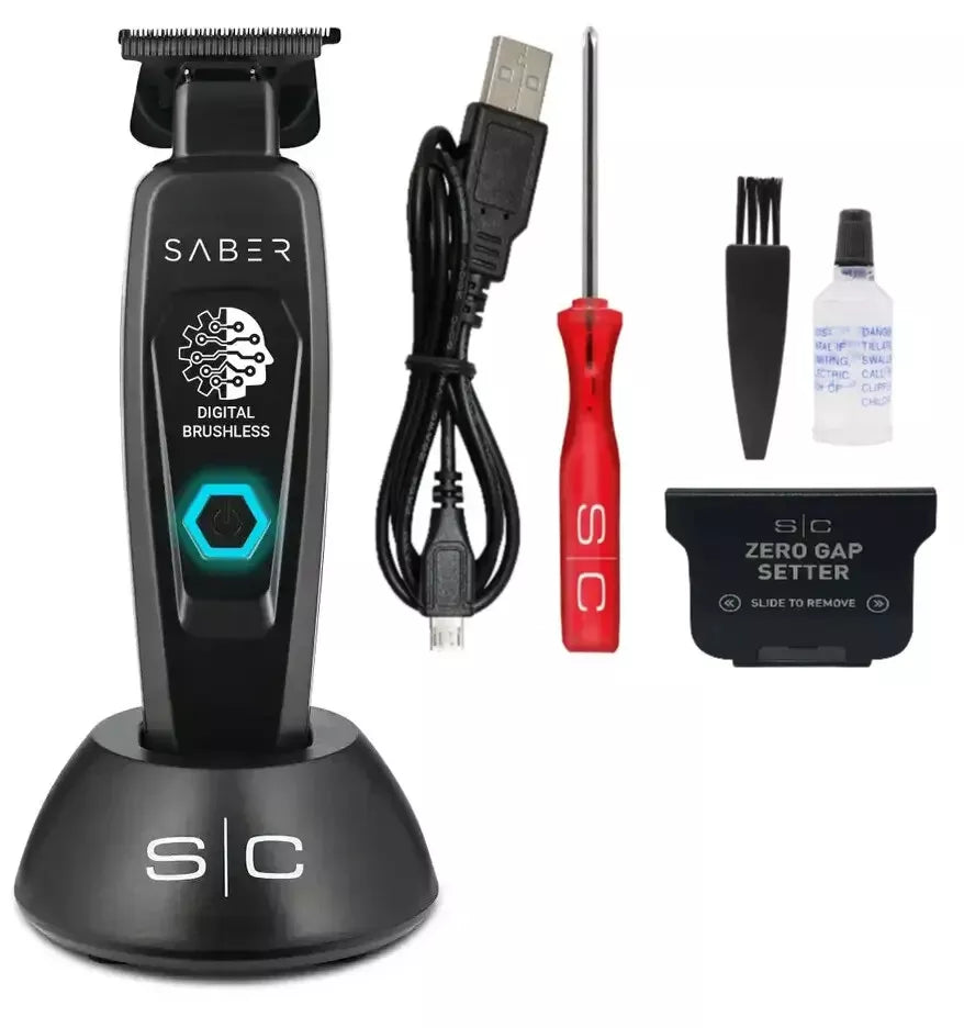 StyleCraft Instinct-X Clipper Saber Trimmer and Instinct Shaver SC608M+SC403B+SC807B