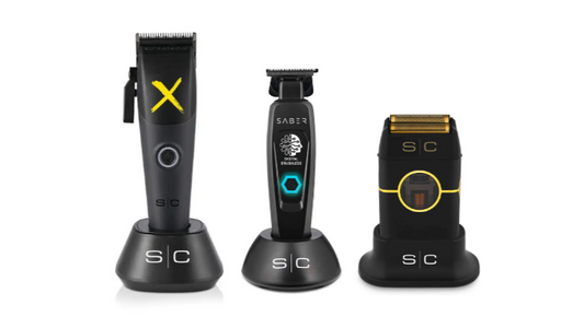 StyleCraft Instinct-X Clipper Saber Trimmer and Instinct Shaver SC608M+SC403B+SC807B