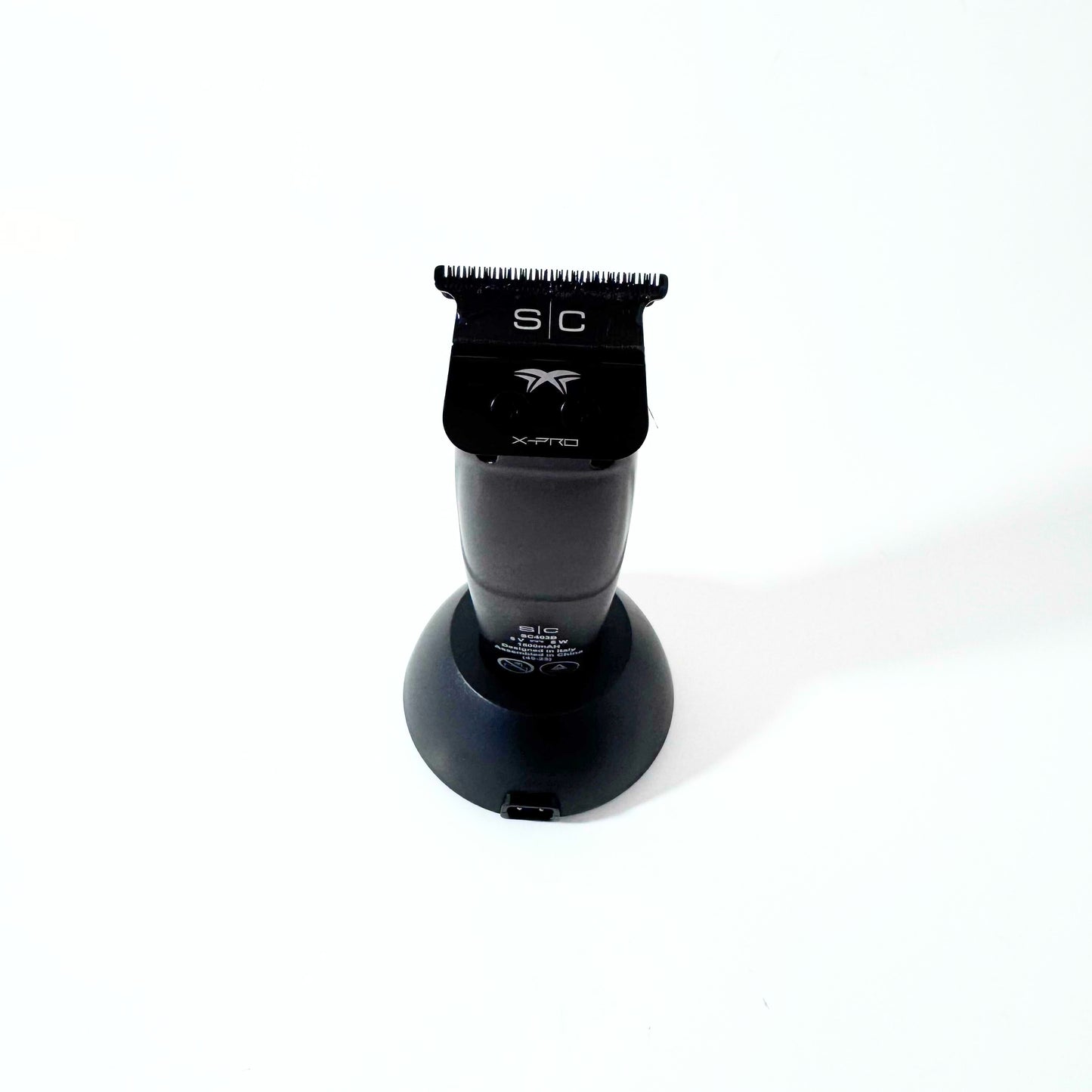 StyleCraft Black Saber Cordless Trimmer SC403B blade view