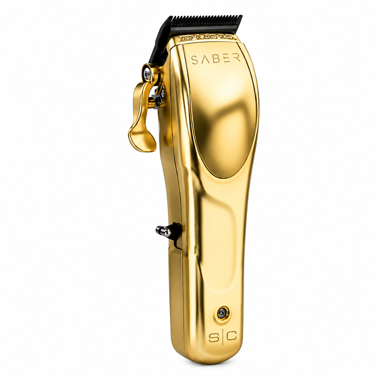 StyleCraft Gold Saber Clipper, Trimmer & Instinct Black Shaver Combo SC605G + SC405G + SC807B