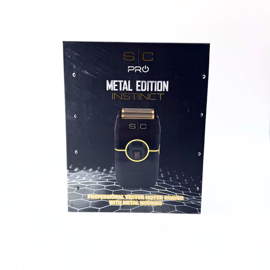StyleCraft Instinct Metal Double Foil Shaver SC807B front of box