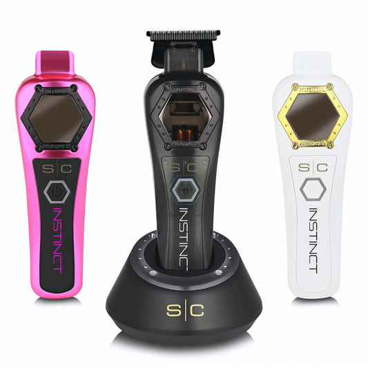 StyleCraft Instinct Metal Trimmer #SC410M – High-Torque Cordless Precision Trimmer 3 colors