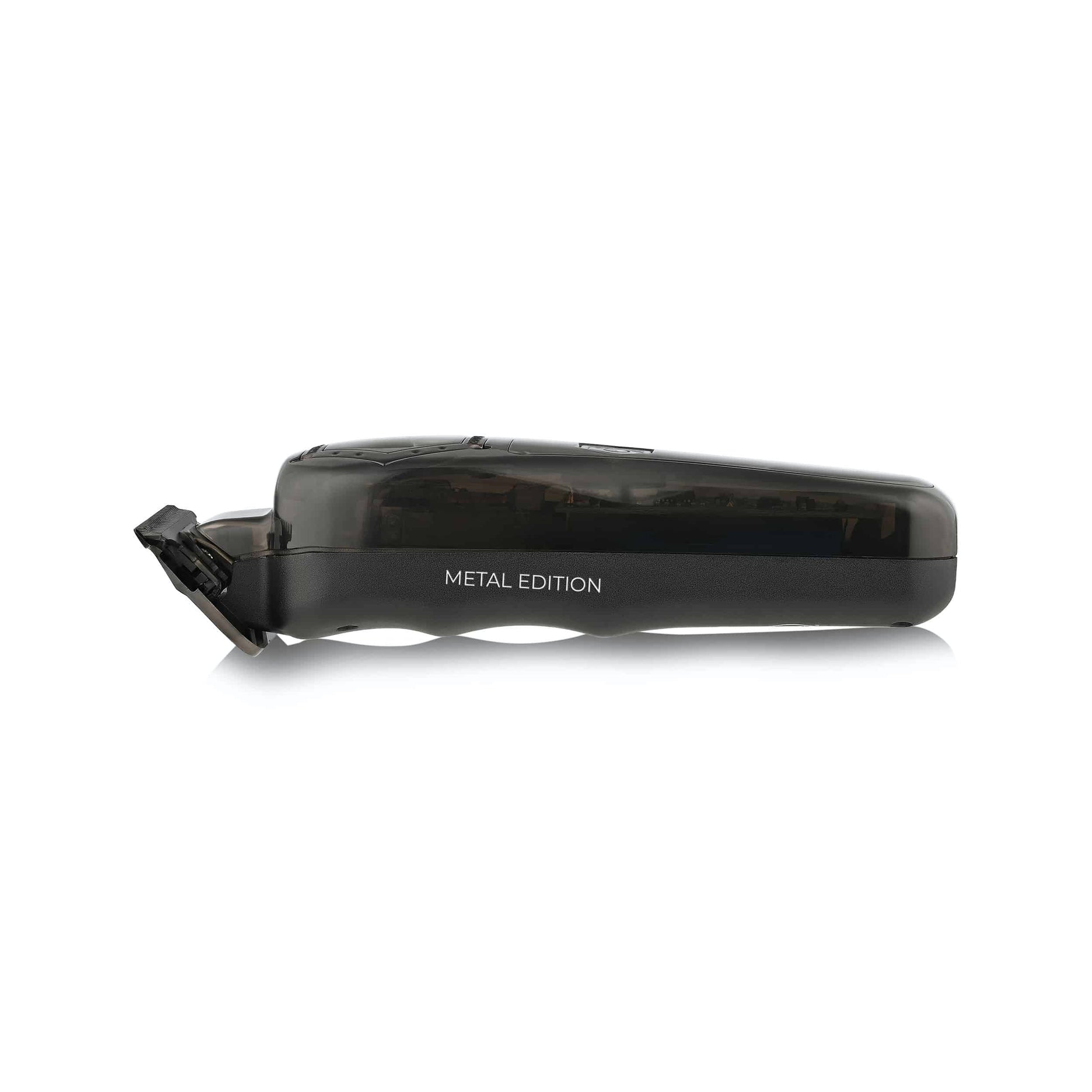 StyleCraft Instinct Metal Trimmer #SC410M – High-Torque Cordless Precision Trimmer black side view