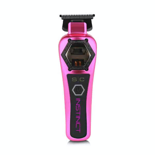 StyleCraft Instinct Metal Trimmer #SC410M – High-Torque Cordless Precision Trimmer pink