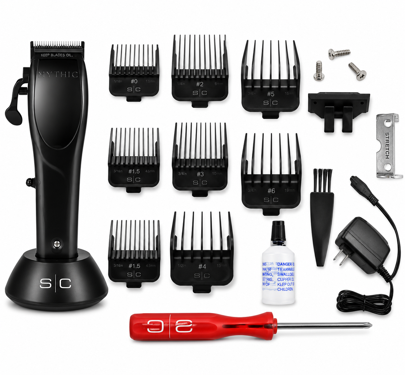 StyleCraft Pro Magnetic Mythic Clipper High-Performance Cordless Clipper SCMMCB