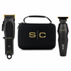 StyleCraft Pro Super Set Black Rebel Clipper & Flex Trimmer Premium Clipper SC326B