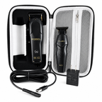 StyleCraft Pro Super Set Black Rebel Clipper & Flex Trimmer Premium Clipper SC326B
