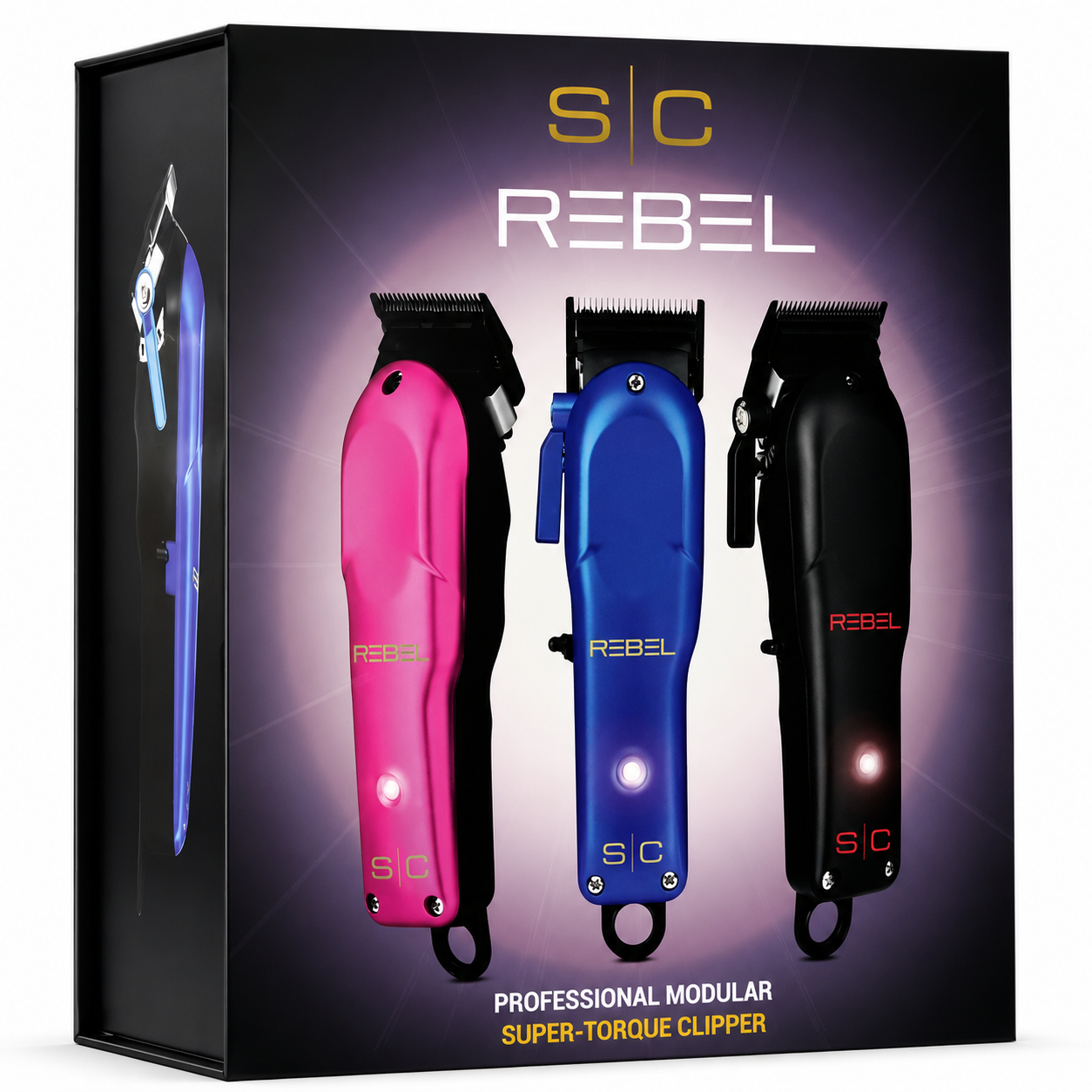 StyleCraft REBEL Professional Super-Torque Modular Cordless Hair Clipper SC601