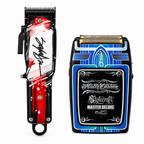 StyleCraft Rebel Super-Torque Modular Cordless Clipper King Saladeen & Rebel Shaver Mister Cartoon Combo Limited Edition SC613M+SC809M