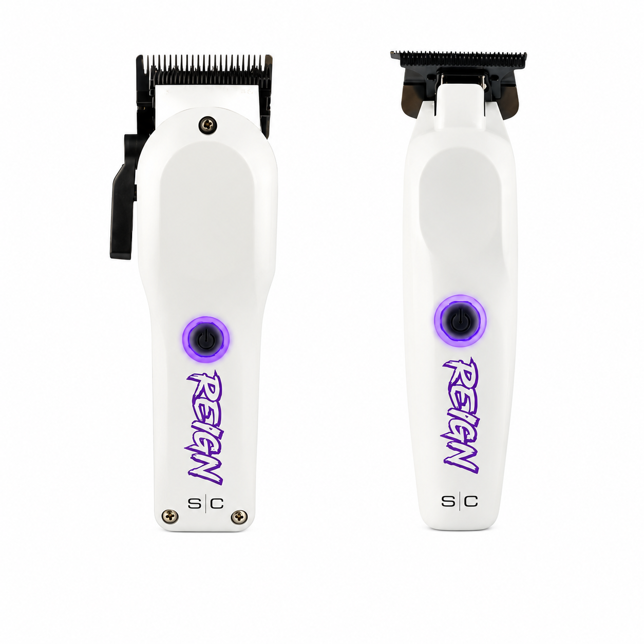 StyleCraft Reign Cordless Clipper & EON Brushless Trimmer Combo with bases SC422W + SC620W