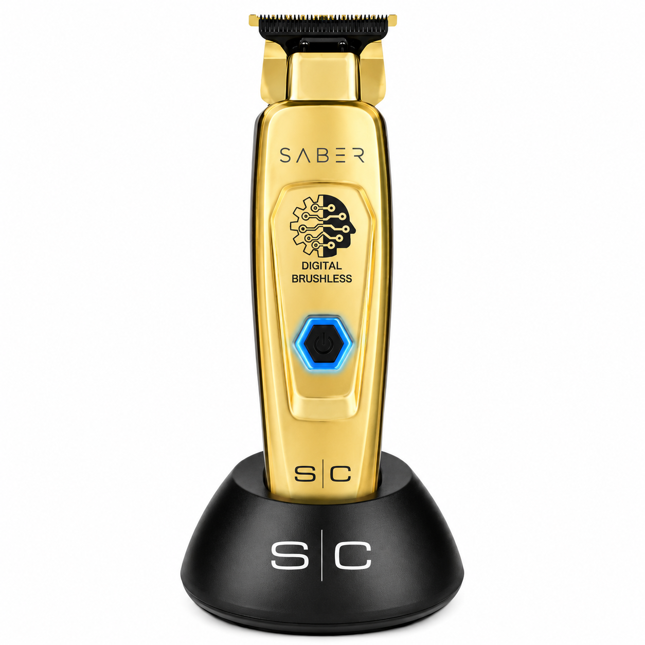 StyleCraft Saber 2.0 Cordless Modular Clipper & Gold Saber Trimmer SC405G+SC617M
