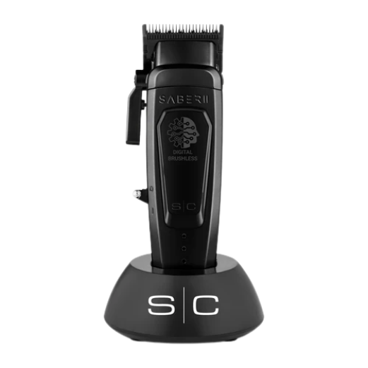 StyleCraft Saber 2.0 Cordless Modular Clipper w/ High-Torque Digital Brushless Motor SC617B