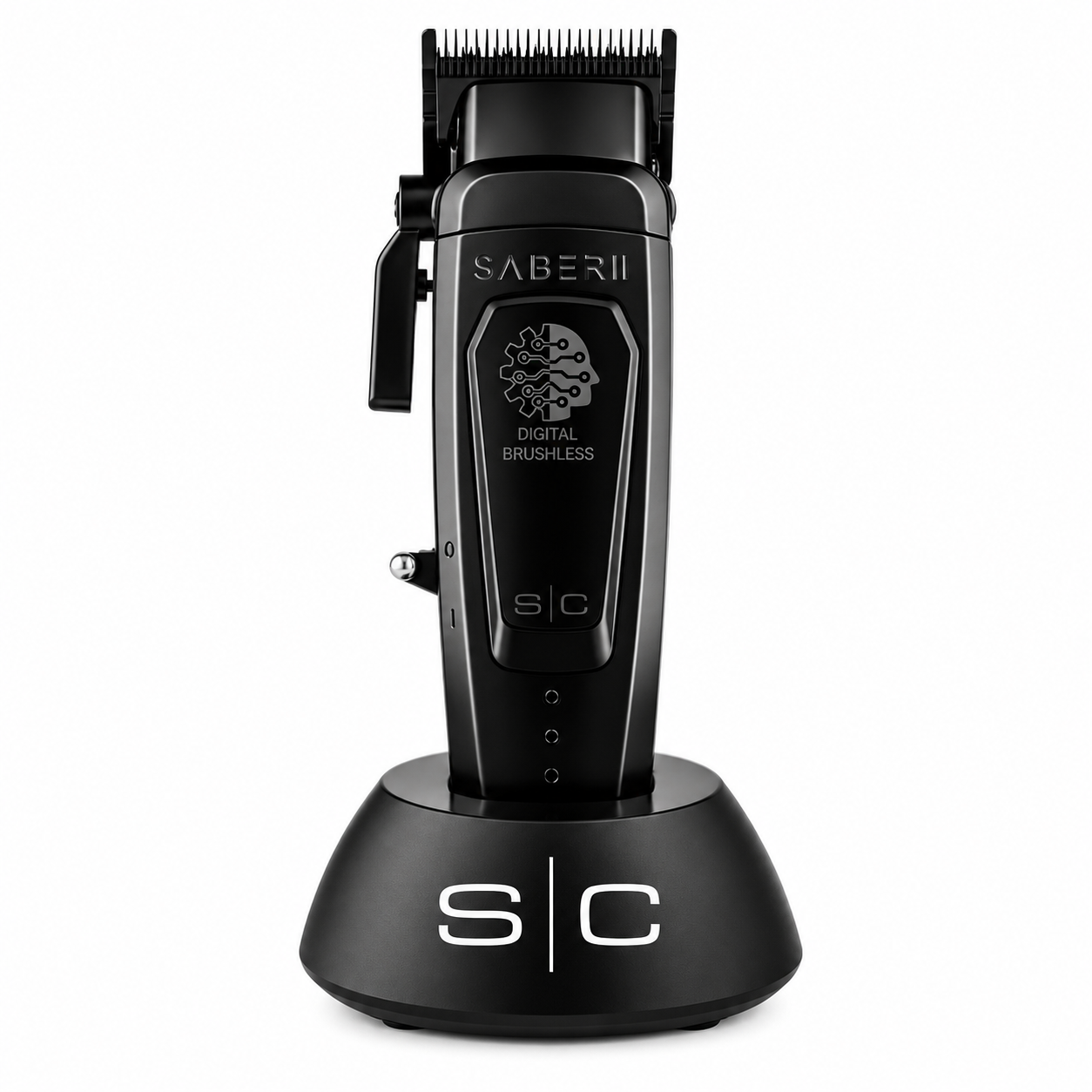 StyleCraft Saber 2.0 Cordless Modular Clipper w/ High-Torque Digital Brushless Motor SC617B