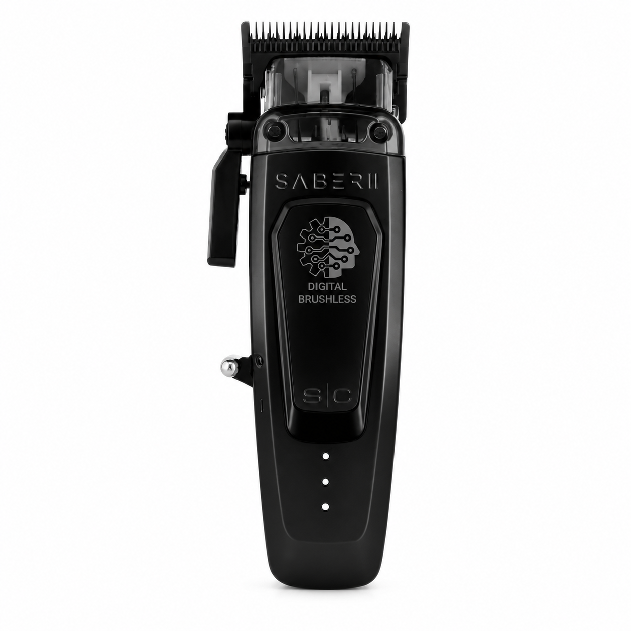 StyleCraft Saber 2.0 Cordless Modular Clipper w/ High-Torque Digital Brushless Motor SC617B