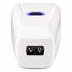 StyleCraft Saber II SC619 White Cordless Brushless Clipper & Limited Edition Bundle SC421W