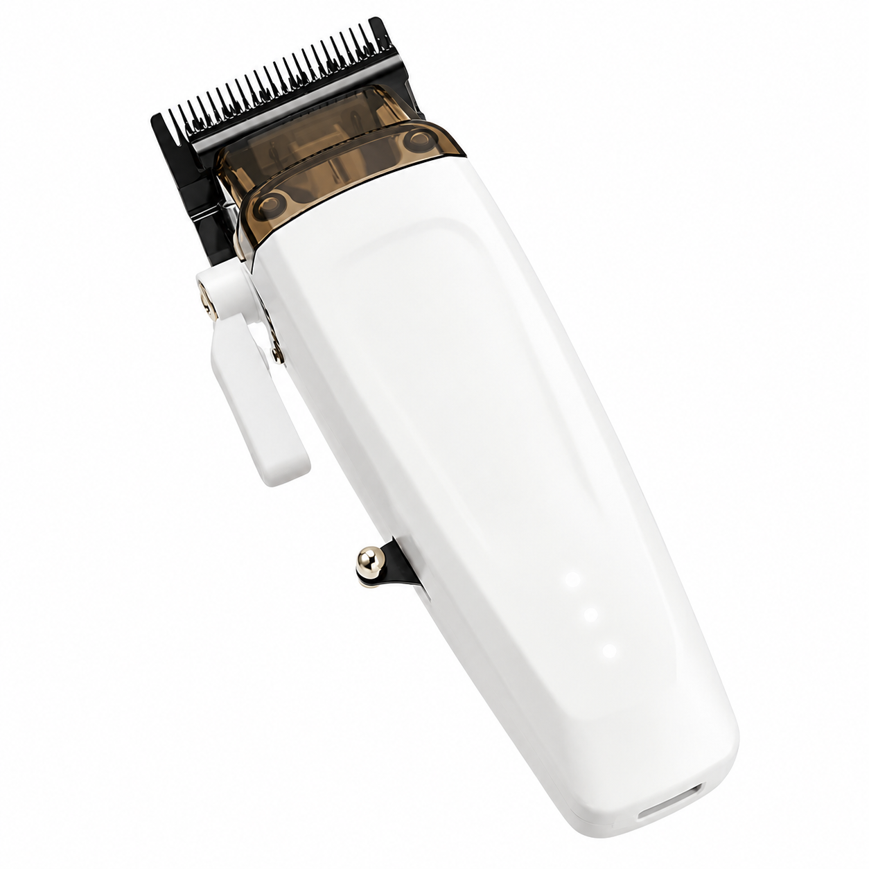 StyleCraft Saber II White Limited Edition Cordless Digital Brushless Motor Clipper SC619