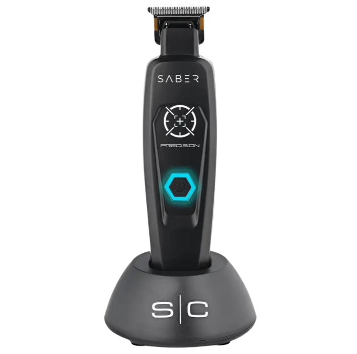 StyleCraft Saber Precision Trimmer Cordless Digital Brushless Hair Trimmer SC403BP
