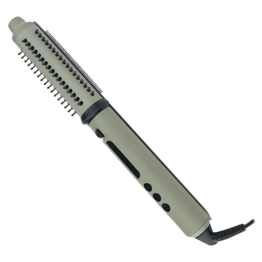 StyleCraft Sage 2-in-1 Retractable Styling Brush & 1.25" Ceramic Curling Wand SC716GR