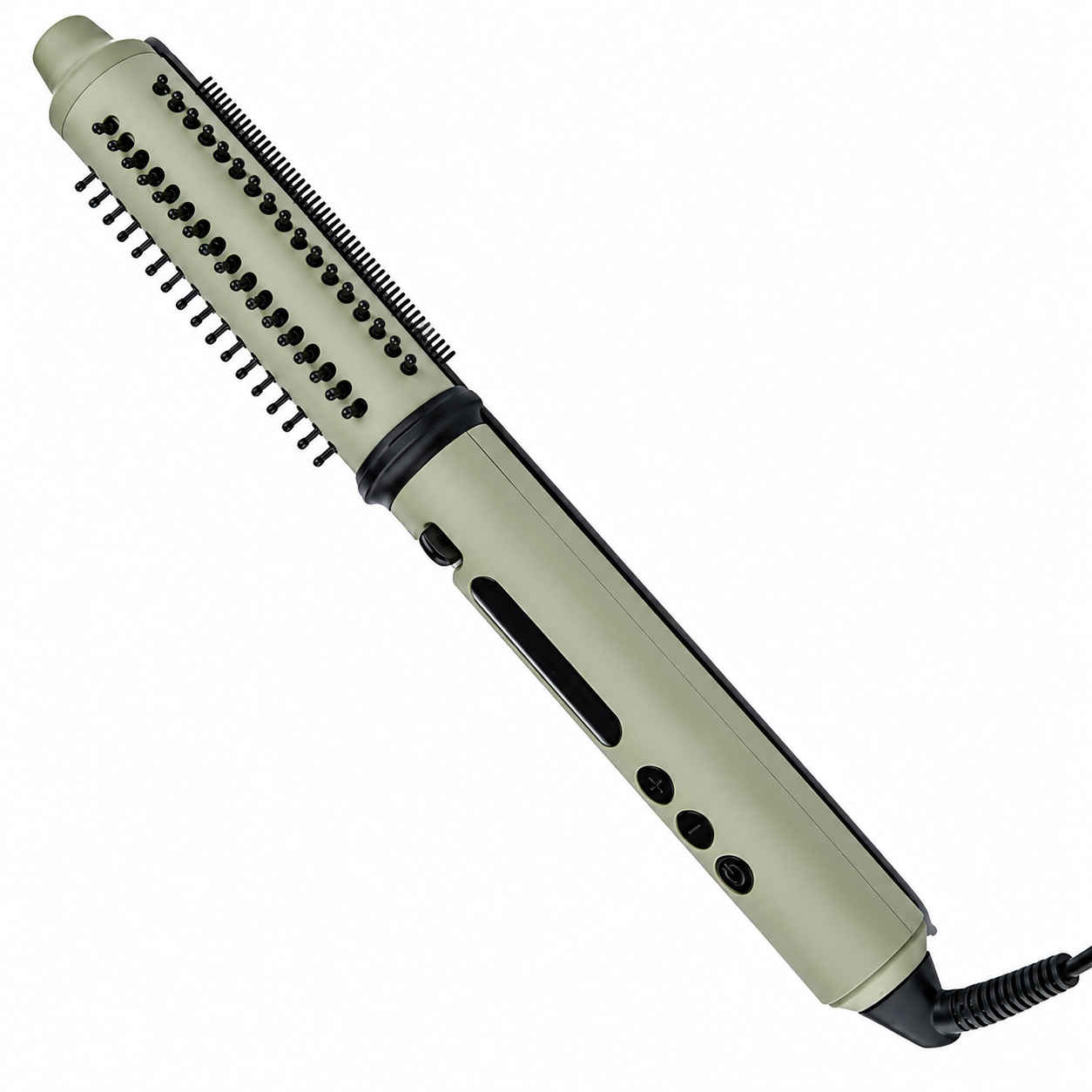 StyleCraft Sage 2-in-1 Retractable Styling Brush & 1.25" Ceramic Curling Wand SC716GR