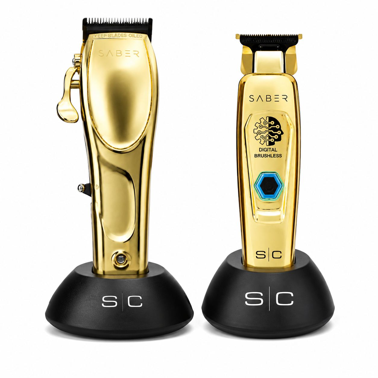 StyleCraft Special Bundle Gold Saber Clipper & Trimmer SC605G + SC405G