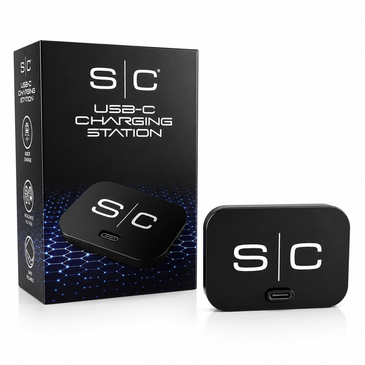 StyleCraft USB-C Charging Dock SC309B for Clippers & Trimmers