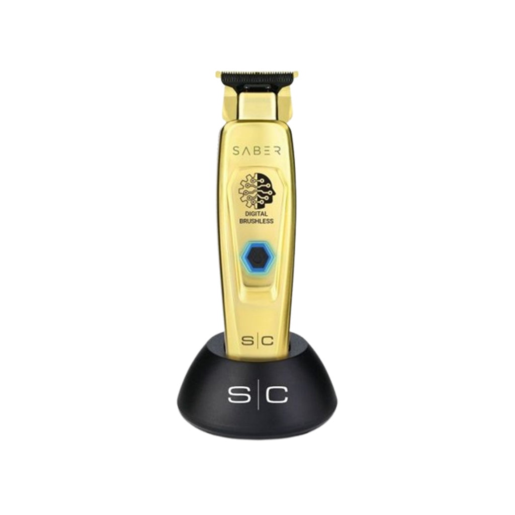 Stylecraft Gold Saber Clipper Trimmer & Instinct Black Shaver SC605G+SC405G+SC807B