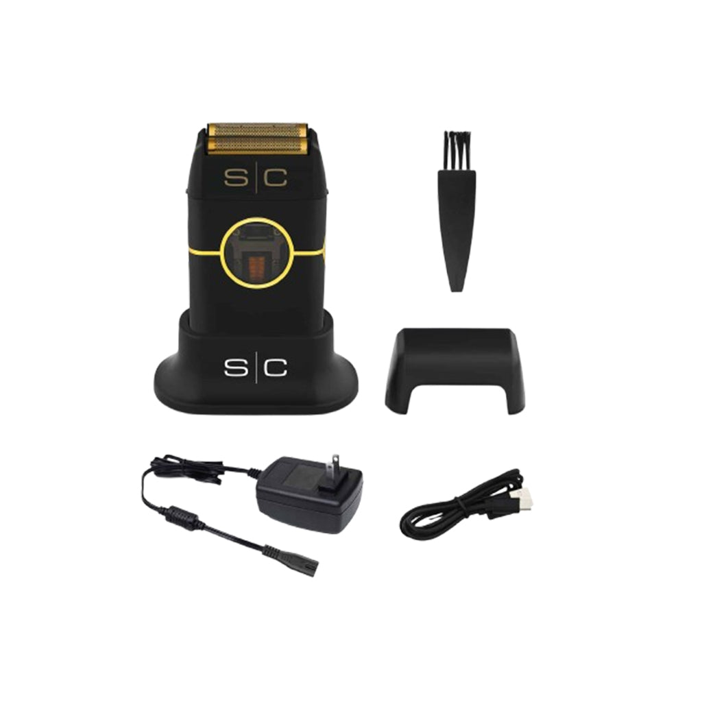 Stylecraft Gold Saber Clipper Trimmer & Instinct Black Shaver SC605G+SC405G+SC807B