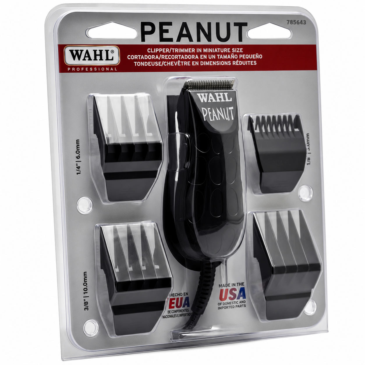 WAHL Black Professional Peanut Corded Trimmer 8655-200