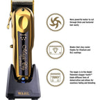 Wahl Professional 5 Star Cordless Magic Clip Gold 08148-700
