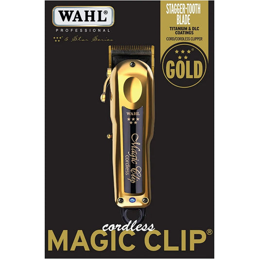 Wahl Professional 5 Star Cordless Magic Clip Gold 08148-700