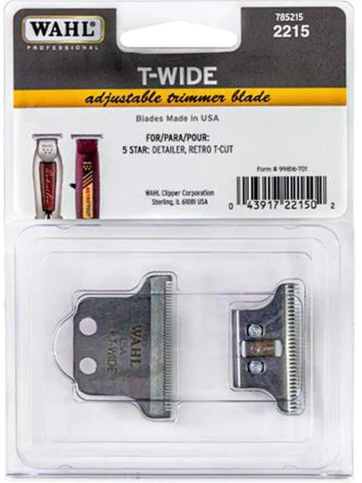 Wahl Professional T-Wide Adjustable Trimmer Blade 02215