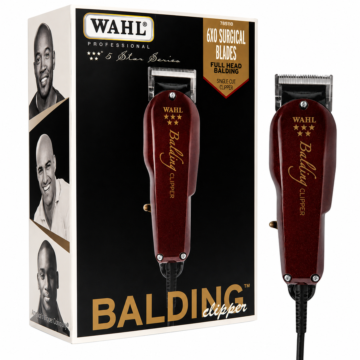 Wahl 5 Star Balding Clipper Professional Precision for Crisp, Close Cuts 8110