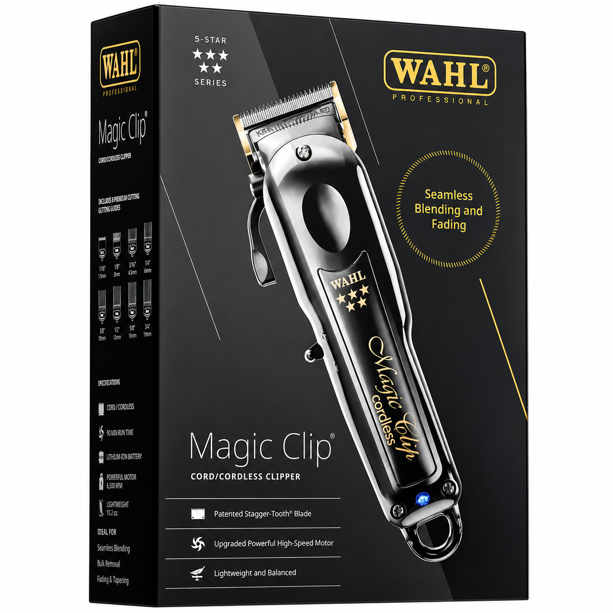 Wahl 5 Star Magic Clip Cord/Cordless Clipper Black Model 3026432