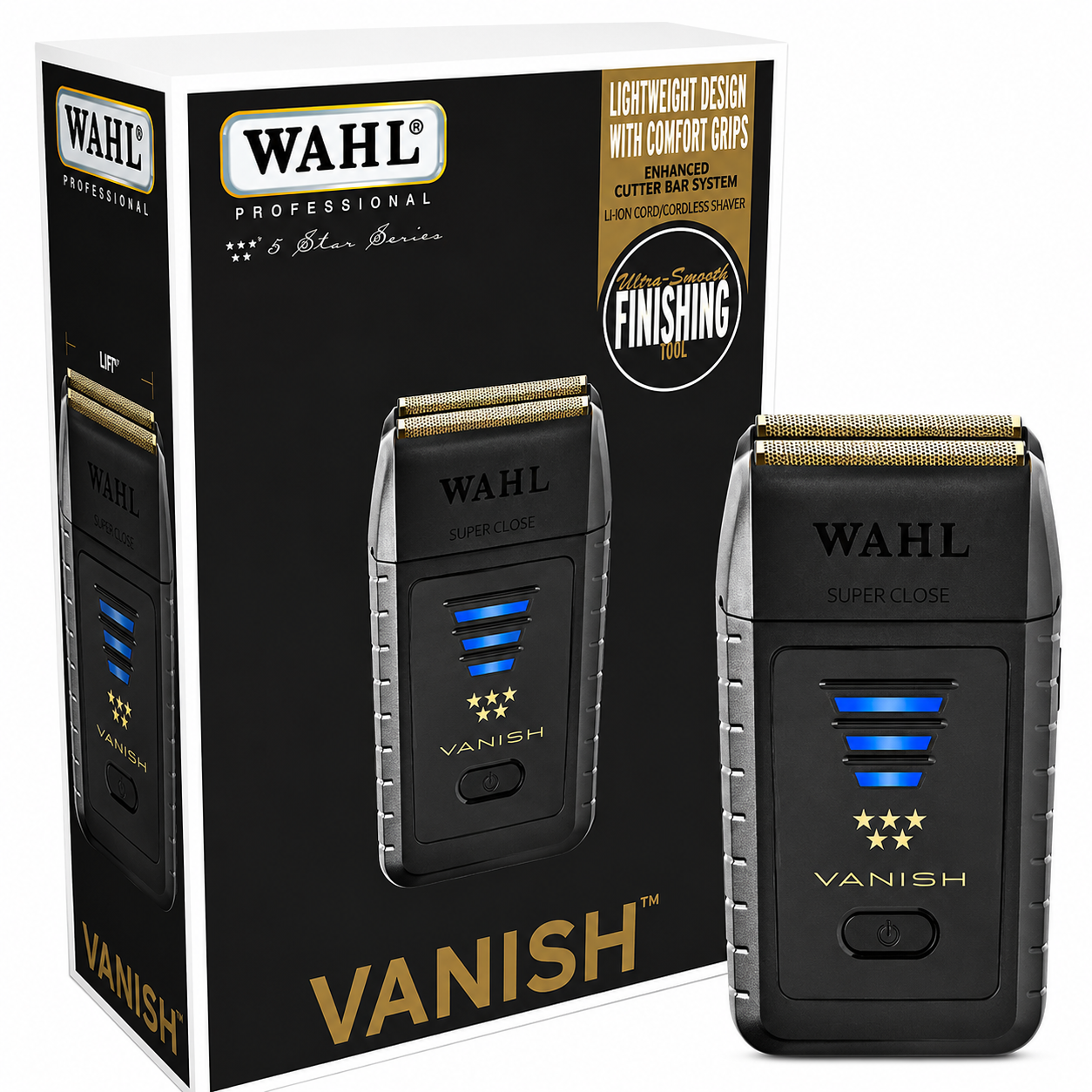 Wahl 5 Star Series Cord/Cordless Vanish Double Foil Shaver 8173-700