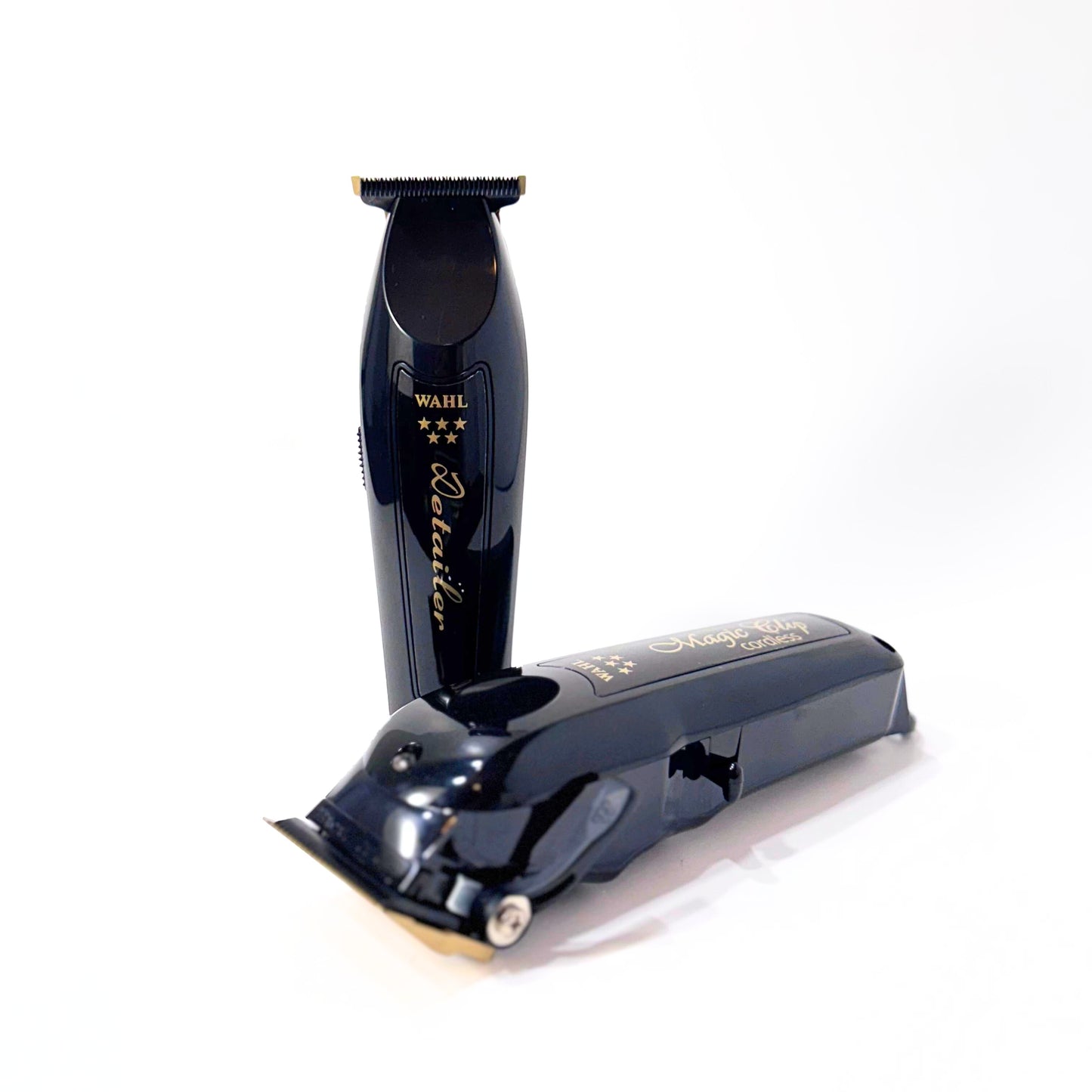 Wahl Cordless Barber Combo clipper down and trimmer upright