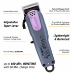 Wahl Professional Limited Edition Lavender Cord/Cordless Magic Clip Clipper #3027520