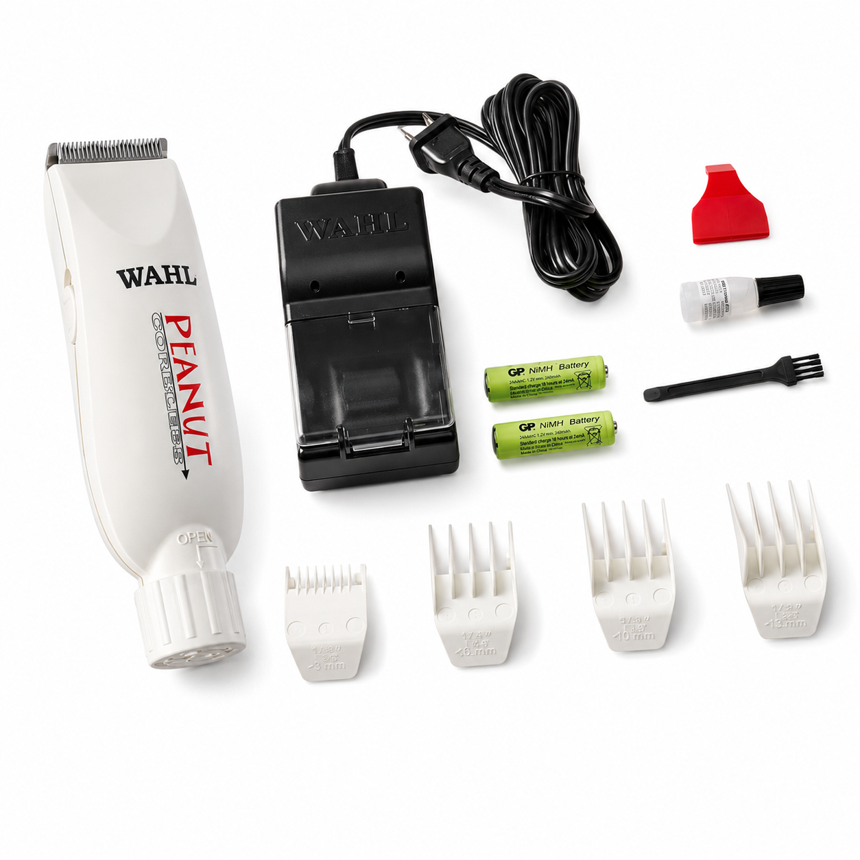 Wahl Professional Peanut Cordless Clipper/Trimmer White 8663