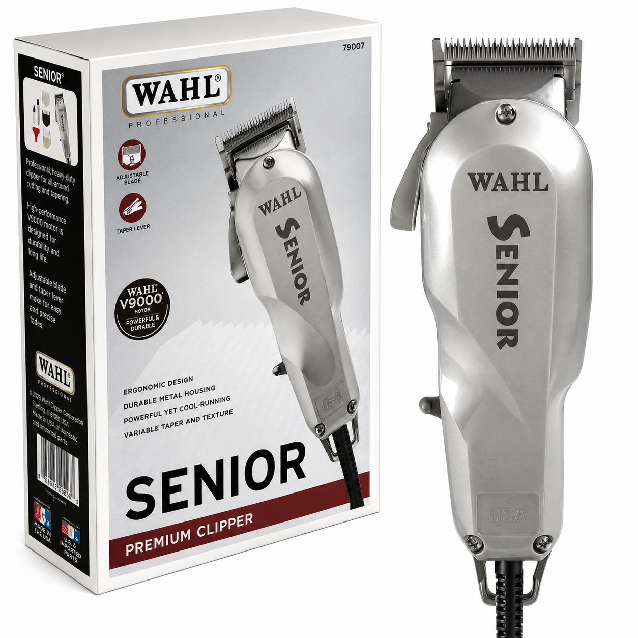 Wahl Professional Senior Premium Clipper Heavy-Duty Precision Cutting 8500