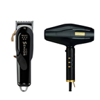 Wahl Senior Cordless Clipper & BaBylissPRO BlackFX Hair Dryer Combo FXBDB1+8504-308
