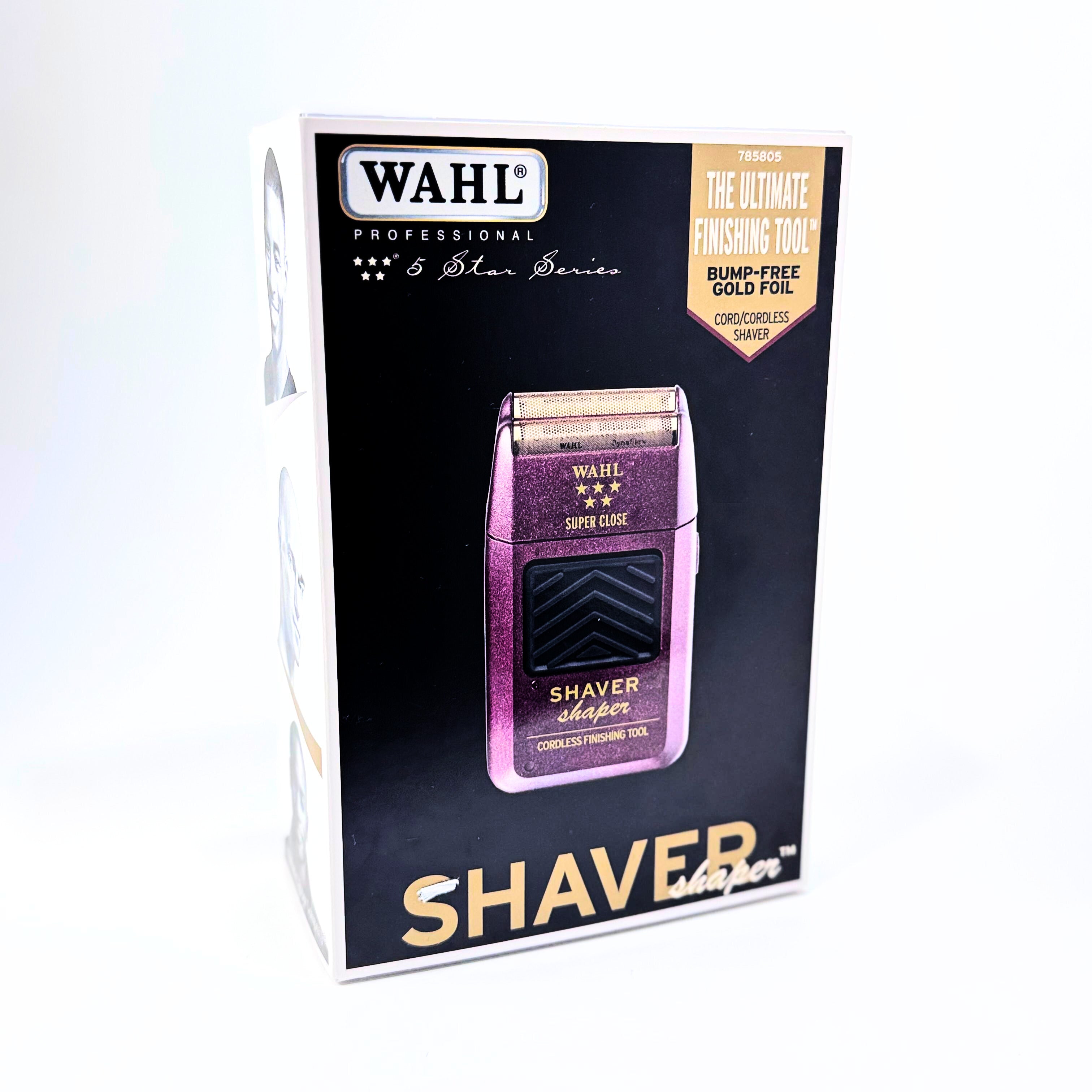 Wahl Professional 5 Star Super Close Cordless Double Foil Shaver Shape ...