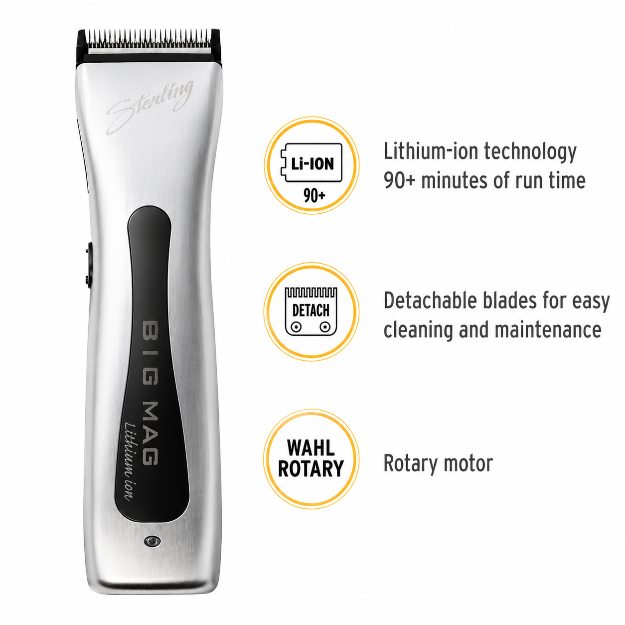 Wahl Sterling Big Mag Lithium-Ion Cordless Clipper 8843