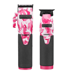 BaBylissPRO LimitedFX Pink Camo Clipper and Trimmer Combo FXHOLPKCAMPK