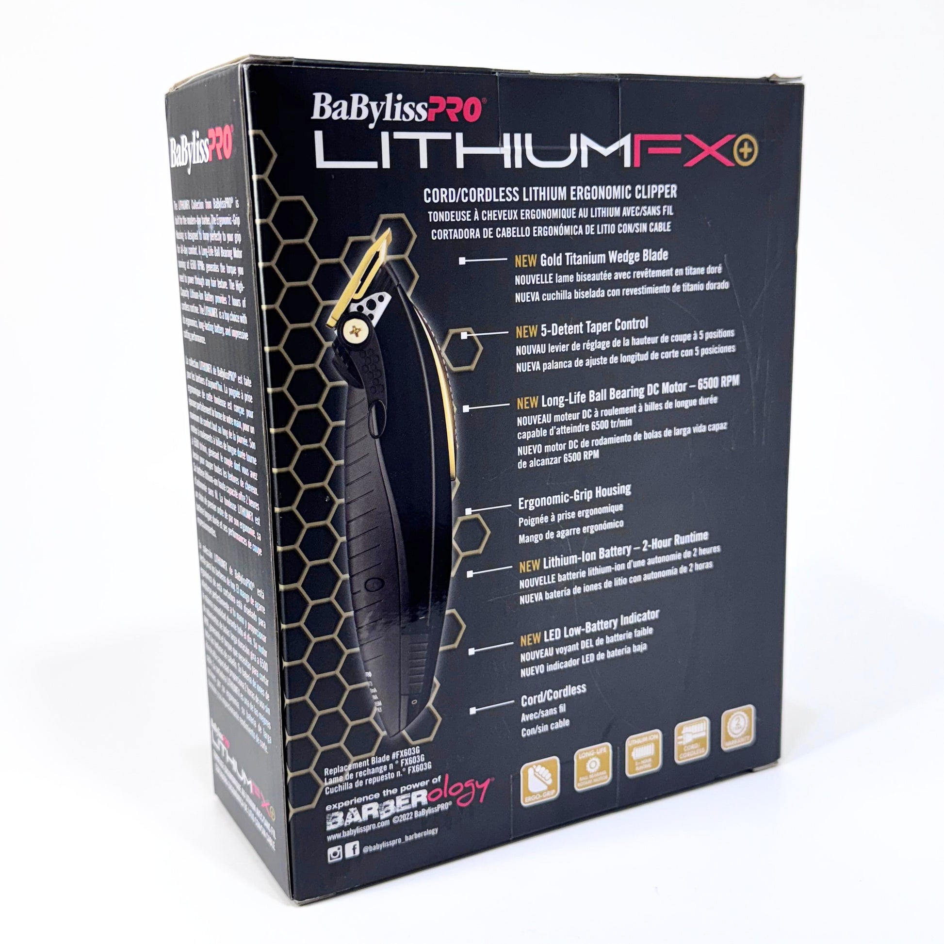 babylisspro fx673n clipper box back