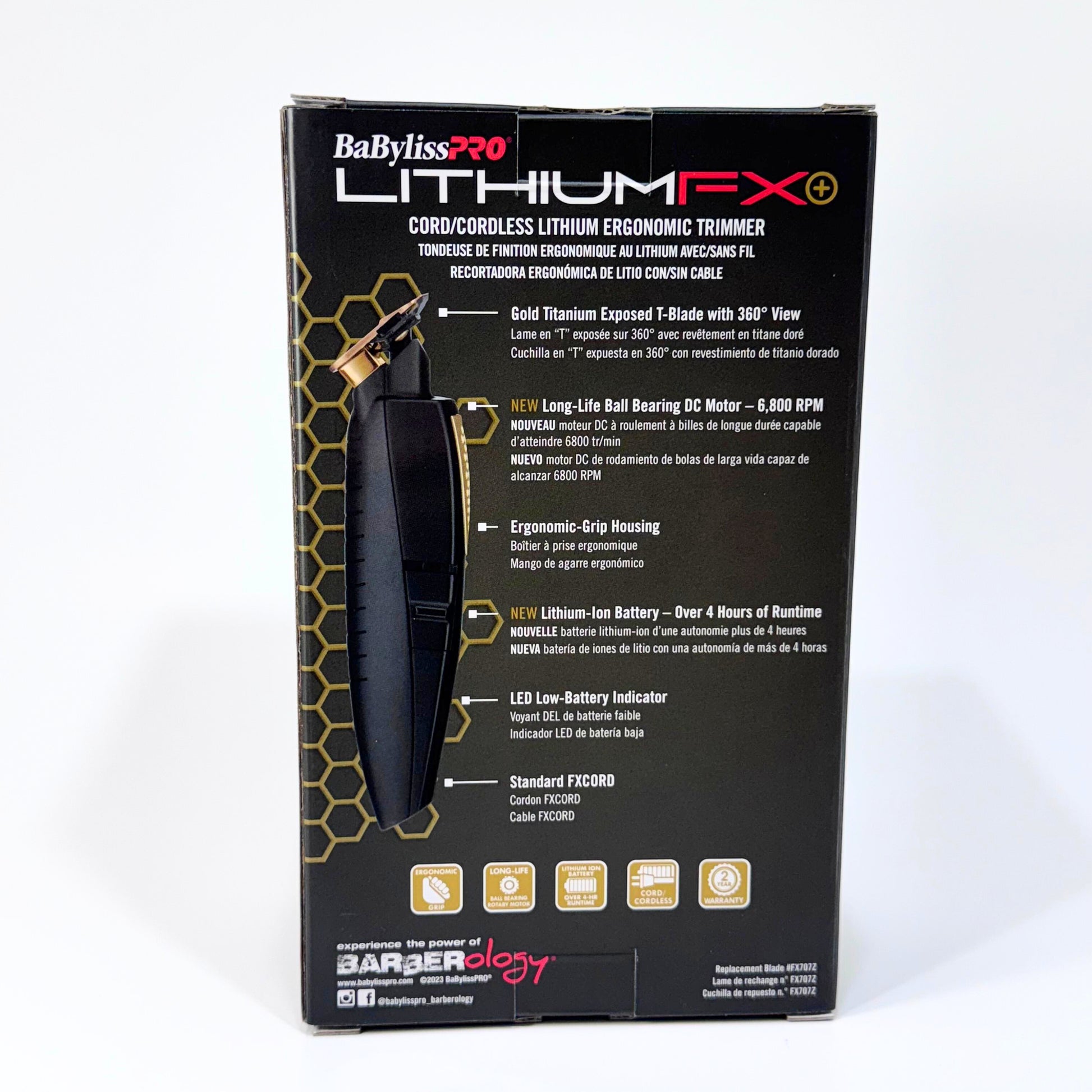 babylisspro fx773n trimmer box back