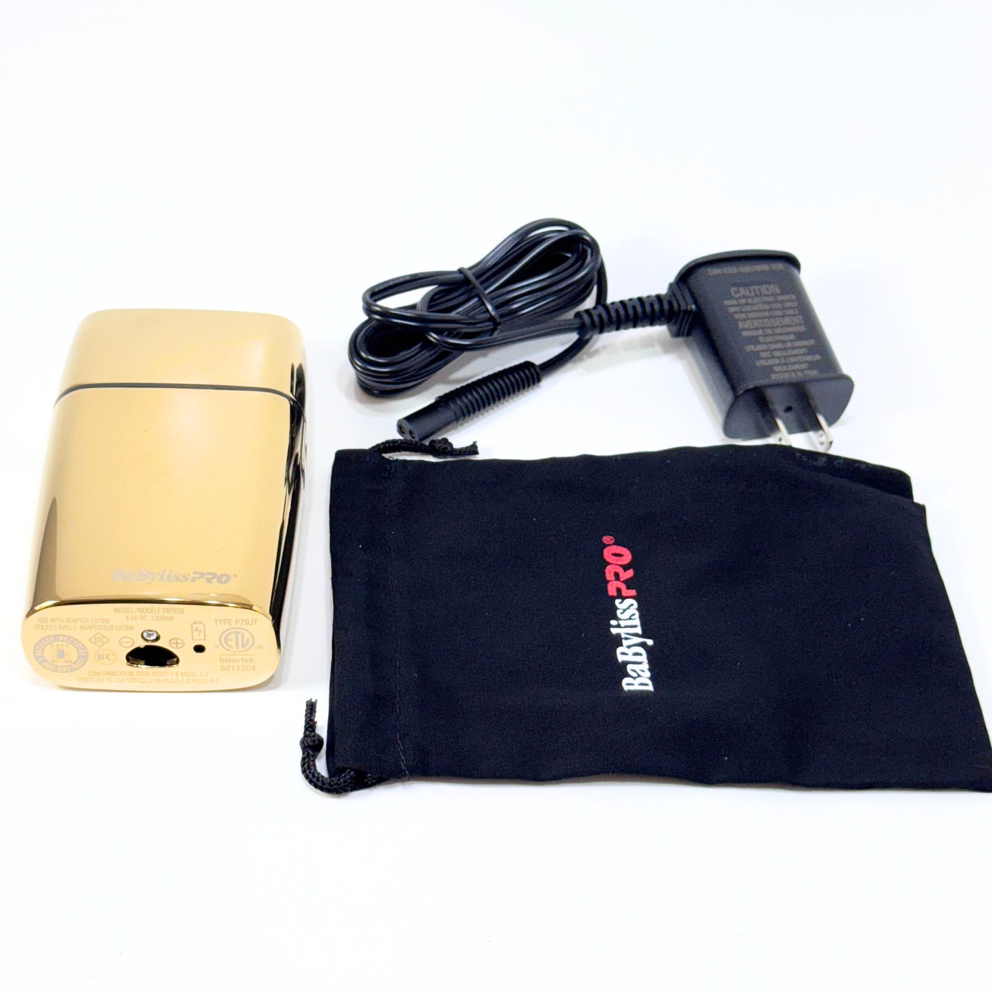 babylisspro fxfs2g gold shaver with accessories