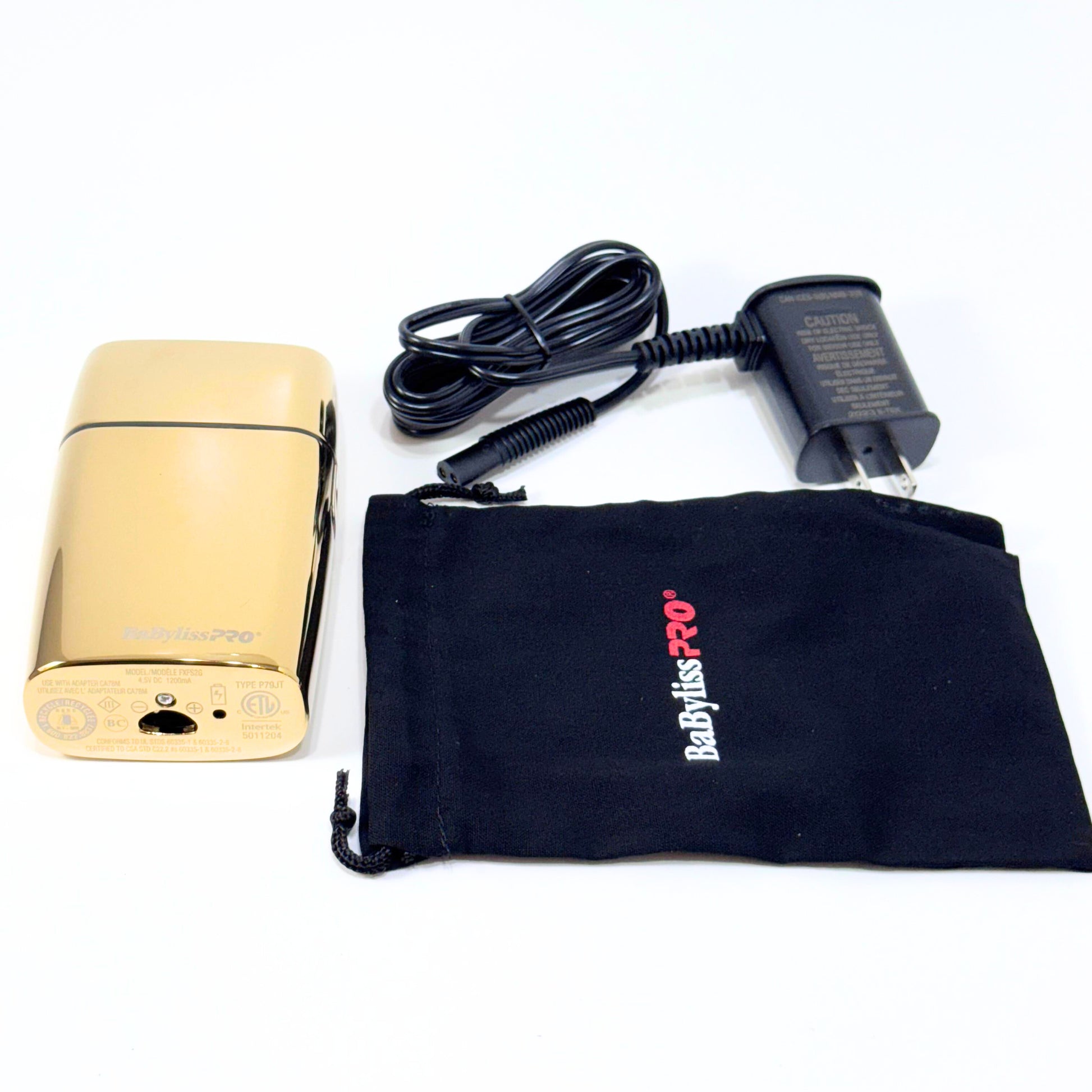 babylisspro fxfs2g gold shaver with accessories
